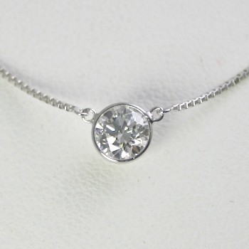 89091 円 最前線の 0.219ct ネックレス ダイヤモンド 婚約指輪 一粒