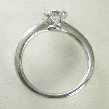 婚約指輪 安い プラチナ ダイヤモンド リング 0.3カラット 鑑定書付 0.325ct Dカラー FLクラス 3EXカット H&C CGL_画像2