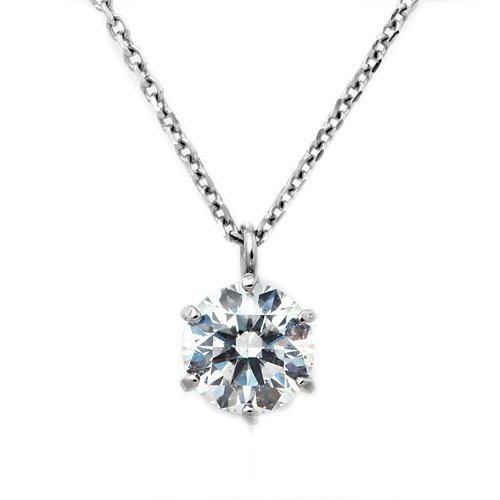 ダイヤモンド ネックレス プラチナ 一粒 0.4ct 鑑定書付 0.40ctup Gカラー SIクラス 3EXカット H&C CGL_画像1