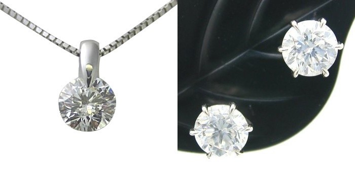 ダイヤモンド ネックレス ピアス Dカラー SI2クラス VVSクラス 0.37ct 0.6ctup 3EXカット GIA ★7.3 h-885 無印 ひざ丈ワンピース 麻
