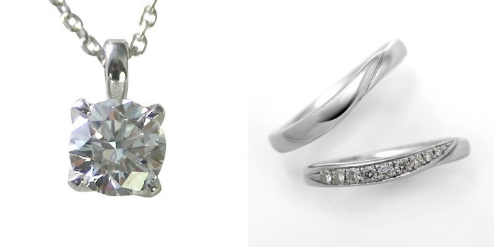 ダイヤモンド ネックレス 婚約 結婚指輪 3セット 安い プラチナ 0.2カラット 鑑定書付 0.213ct Dカラー IFクラス 3EXカット H&C CGL