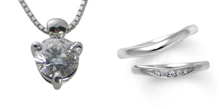 ダイヤモンド ネックレス 婚約 結婚指輪 3セット 安い プラチナ 0.3カラット 鑑定書付 0.366ct Fカラー VS1クラス 3EXカット H&C CGL