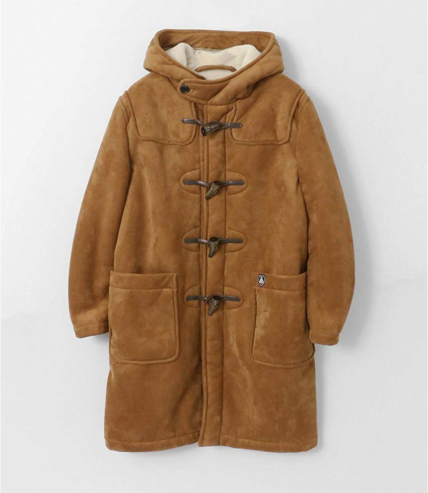 最終値下げ ORCIVAL フェイクムートンダッフルコート カラーBROWN size 4 定価34,000円＋税未使用タグ有り