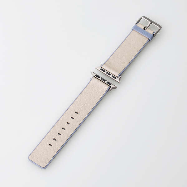 Apple Watch(41/40/38mm)用ハイブリッドレザーバンド[MINIO] ヴィーガンレザーとTPUの組み合わせのバイカラーデザイン配色: AW-41BDMNOGY_画像2
