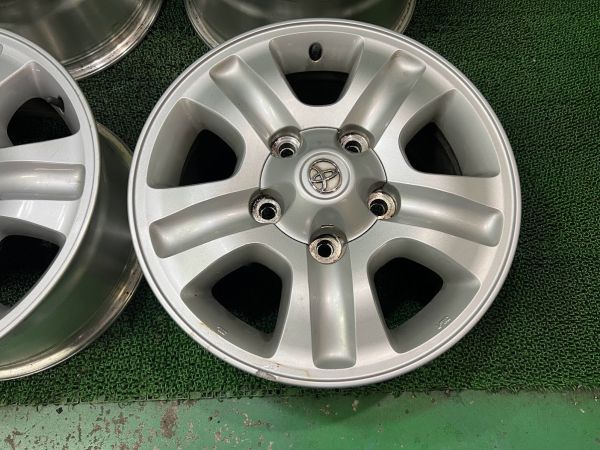 ヤフオク! - トヨタ純正 ランクル100 純正アルミホイール 17...
