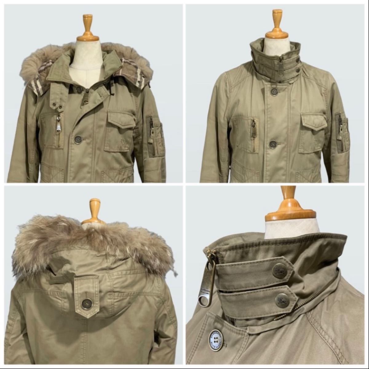 BURBERRY BLUE LABEL バーバリーブルーレーベル モッズコート BURBERRY BLUE LABEL バーバリーブルーレーベル モッズコート