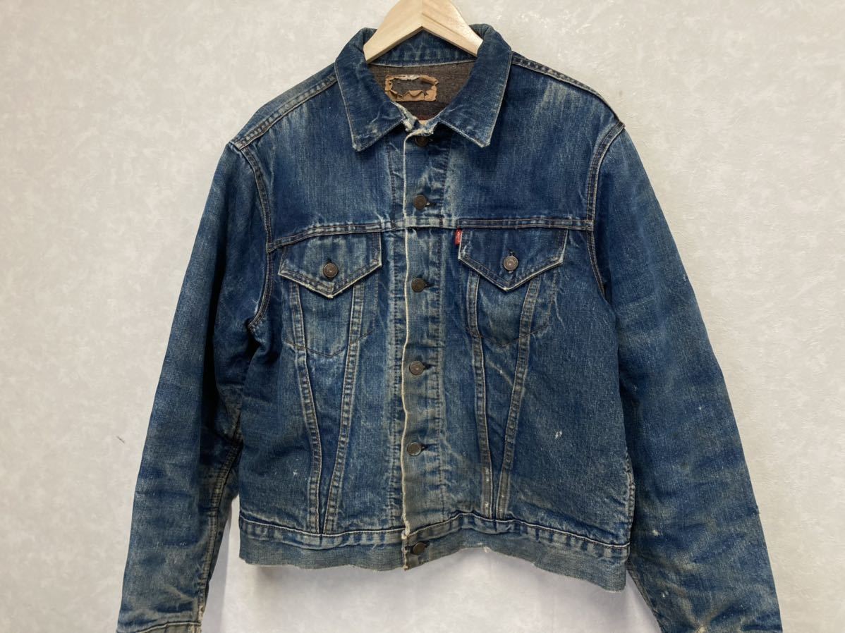 希少 90's Levis LVC 557XX 36 3rd Gジャン BLUE