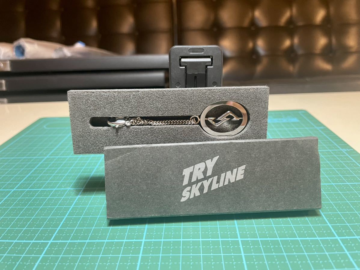 当時物 TRY SKYLINE キーホルダー ノベルティ NISSAN 日産