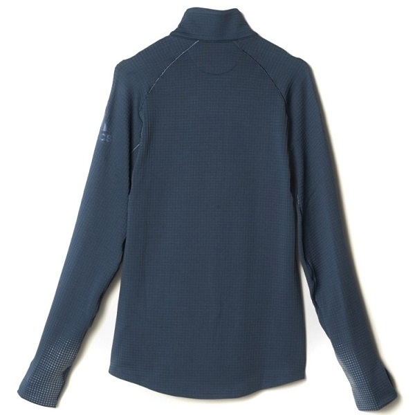 アディダス OT レディース ポーラテック モックネック ランニング トップ 定価10989円 ブルー 長袖 Tシャツ LL XL_画像8
