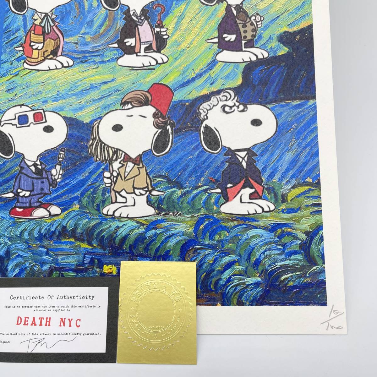 DEATH NYC 世界限定100枚 アートポスター SNOOPY スヌーピー トム エバハート ゴッホ Gogh 星月夜 12 ドクター Banksy KAWS ポップアート(シルクスクリーン)|売買されたオークション情報、yahooの商品情報をアーカイブ公開 - オークファン(aucfan.com) DEATH NYC 世界限定100枚 アートポスター SNOOPY スヌーピー トム エバハート ゴッホ Gogh 星月夜 12 ドクター Banksy KAWS ポップアート(シルクスクリーン)|売買されたオークション情報、yahooの商品情報をアーカイブ公開 - オークファン(aucfan.com)