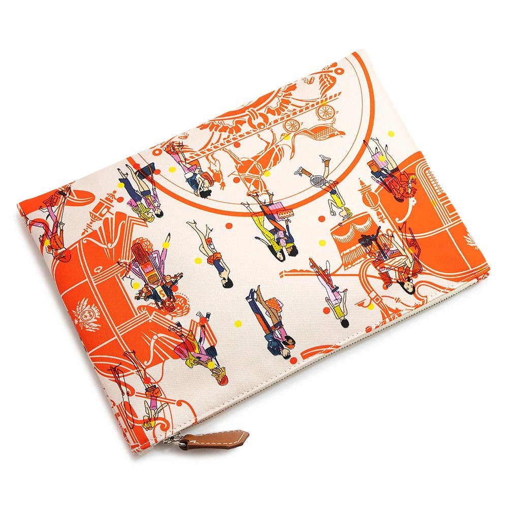 値引き 新品 HERMES エルメス シルキー ポケット ポーチ asakusa.sub.jp
