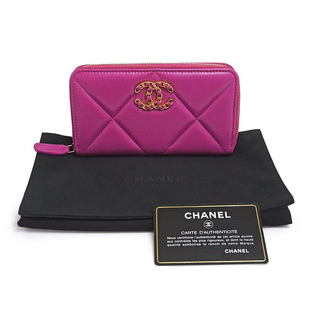 63%以上節約 未使用 展示品 シャネル CHANEL 19 スモール ジップ