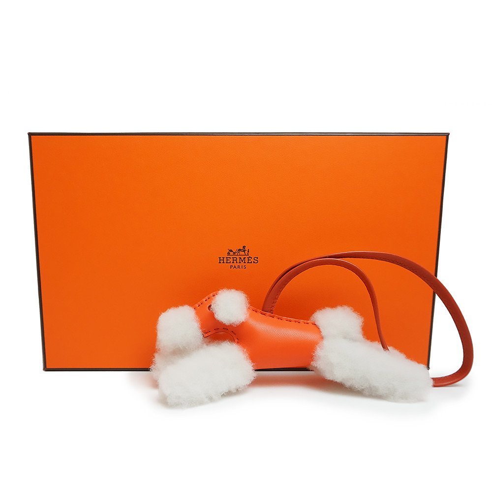 新品・未使用品)エルメス HERMES バディ 犬 イヌ いぬ チャーム