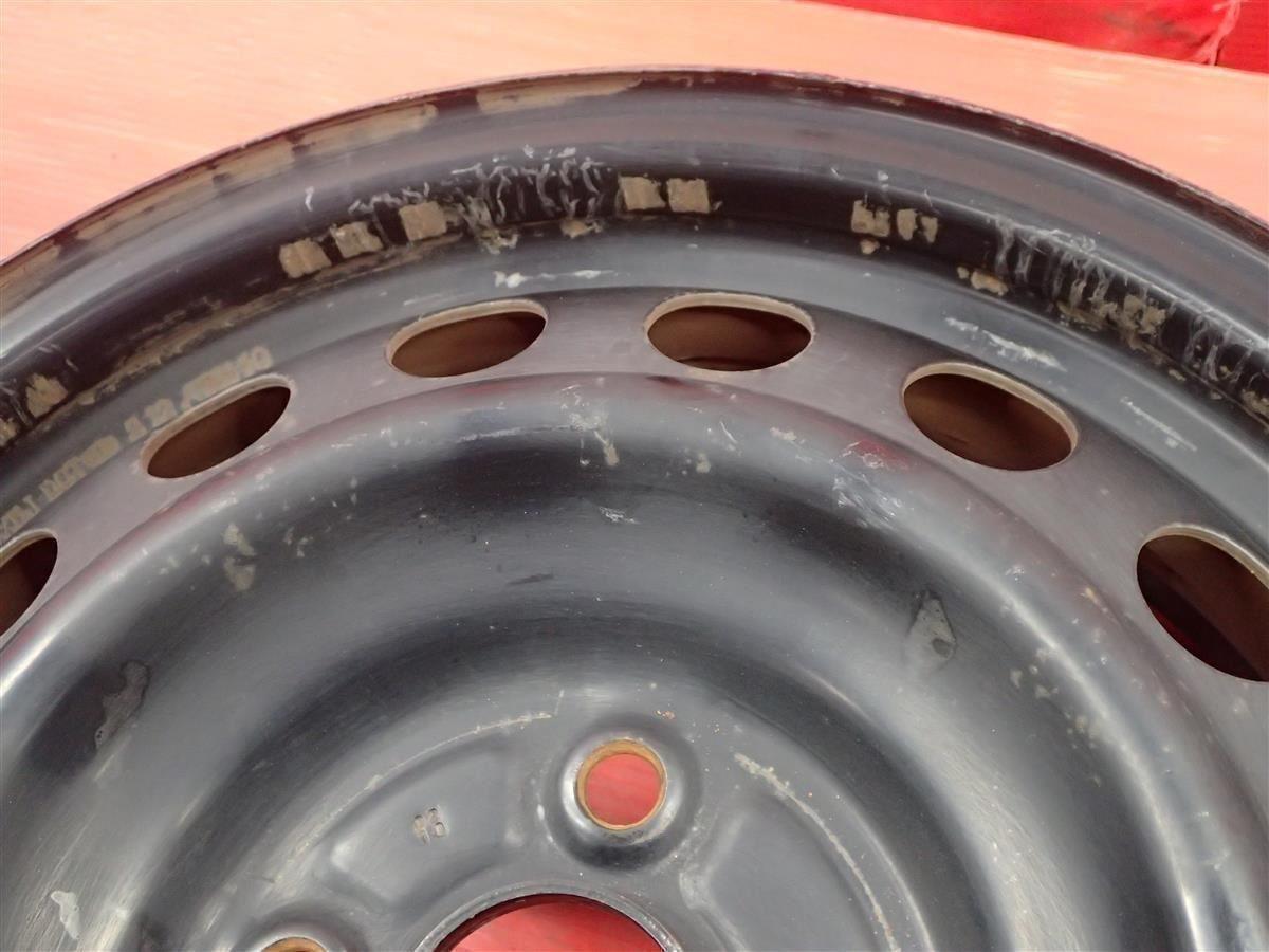 【 激安 中古 4本セット 】スバル ステラ 純正 スチールホイール 鉄ホイール 14インチ インセット4.5J +45 PCD100 4穴 ハブ径Φ59 cc14_画像10