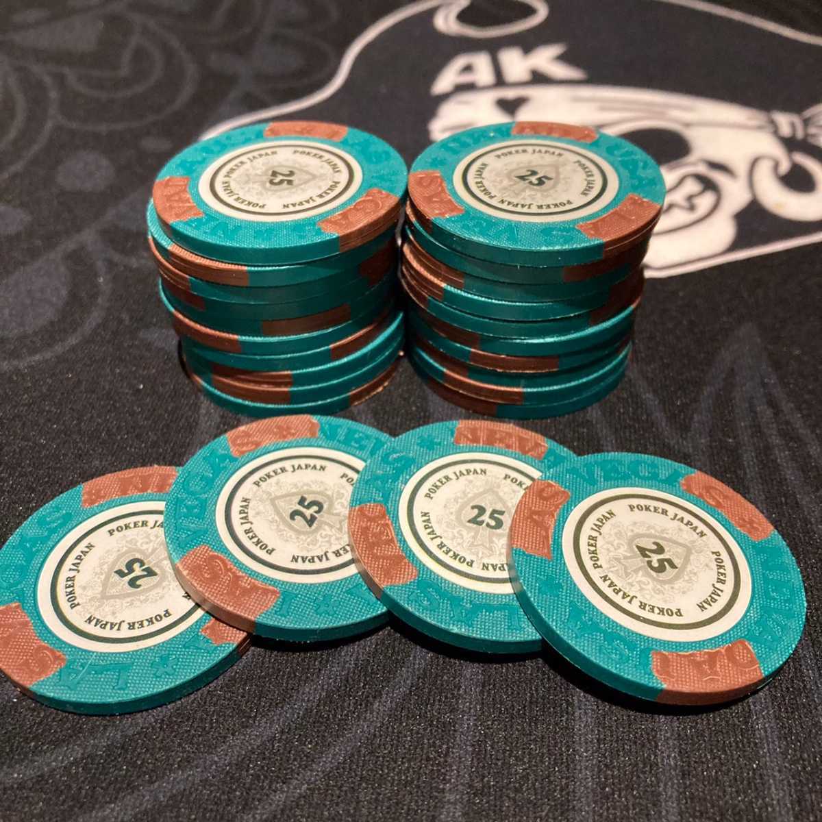 ラスベガスネバダ クレイポーカーチップ 新品 25枚セット|Yahoo ラスベガスネバダ クレイポーカーチップ 新品 25枚セット|Yahoo