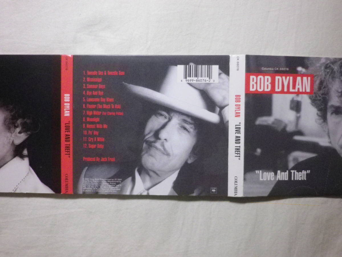 2枚組仕様 『Bob Dylan/Love And Theft(2001)』(COLUMBIA CK 86076,輸入盤,Digipak,SSW,Folk,Tweedle Dee & Tweedle Dum)_画像5