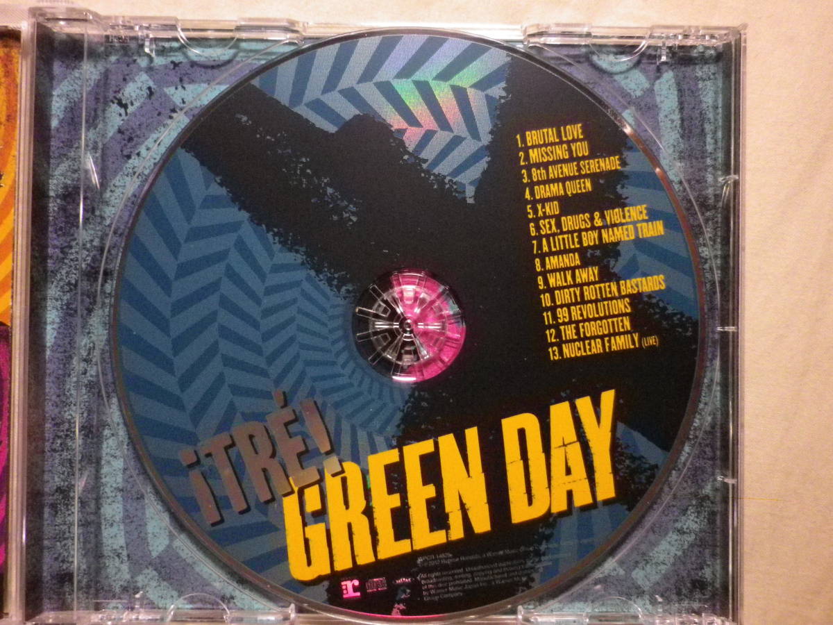『Green Day/Tre 初回限定盤＋Uno ＆ Dos 計3枚セット(2012)』(2012年発売 WPCR-14640,国内盤帯付)_画像5