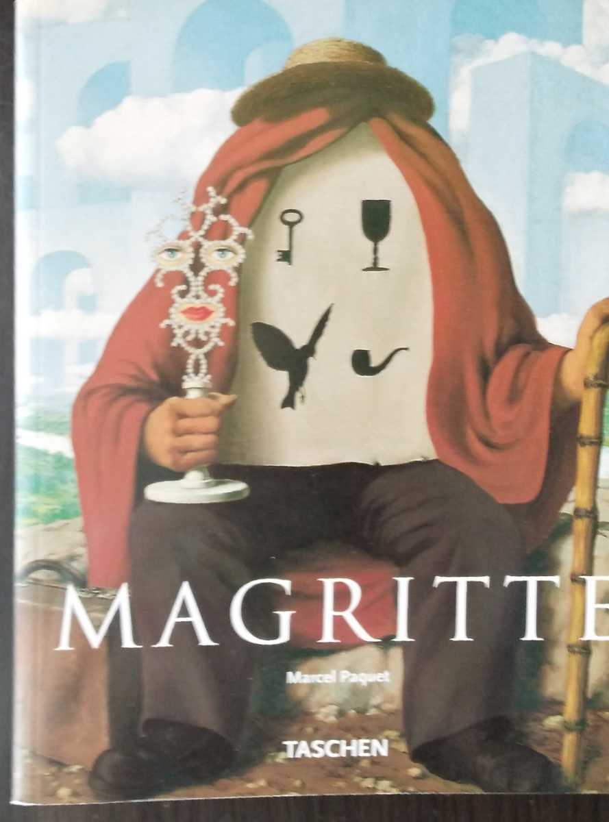 ルネ・マグリット ペーパーバック　洋書　Rene Magritte 1898-1967: Thoughts Rendered Visible Publisher: TASCHEN 公開：2000年12月_表紙