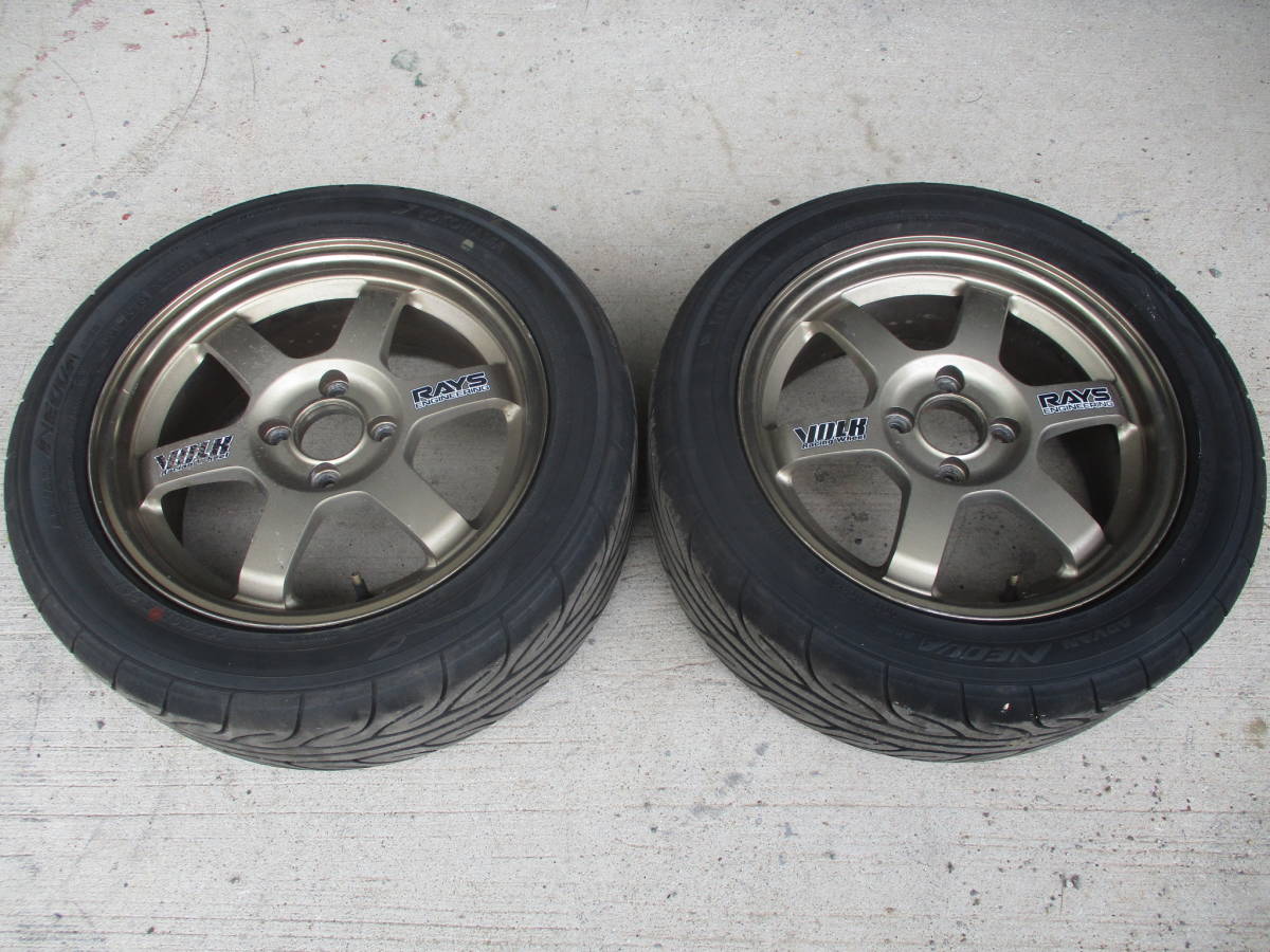 SALE/56%OFF】 RAYS ボルク TE37 15in PCD100 4穴