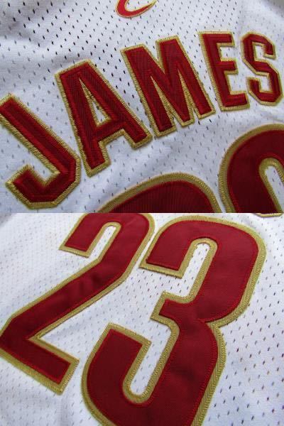 激レア！ NBA CAVS JAMES #23 レブロン・ジェームス ユニフォーム クリーブランド・キャバリアーズ 当時物 バスケ 刺繍　タンクトップ_画像6