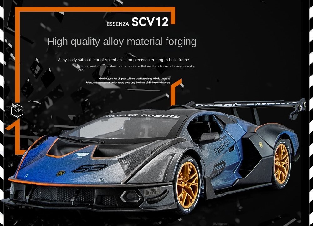 激安正規 ランボルギーニ SCV12 1:24ミニカー fawe.org