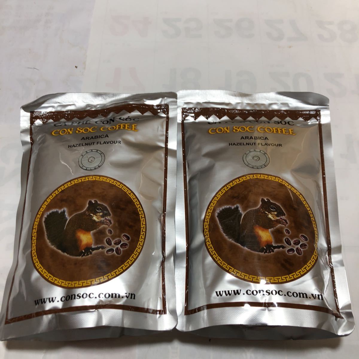 ベトナムコーヒー コンソック(茶)粉 2個