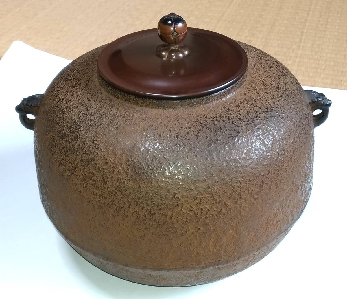 茶釜丸釜炉用炉釜12代和田美之助茶道商品细节| Yahoo! JAPAN Auction