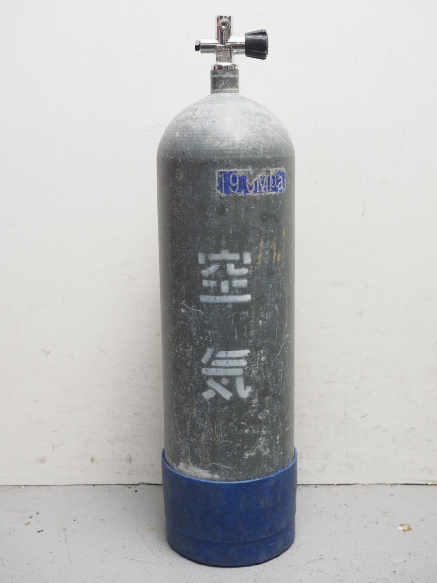 1円~ アクアラング 14L ダイビング用 スチールタンク メタリコン塗装
