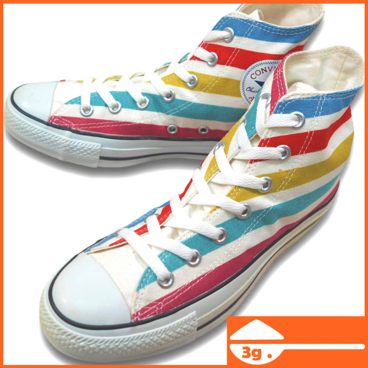 保証書付】 コンバース ハイカットスニーカー 即決☆CONVERSE☆24.5cm