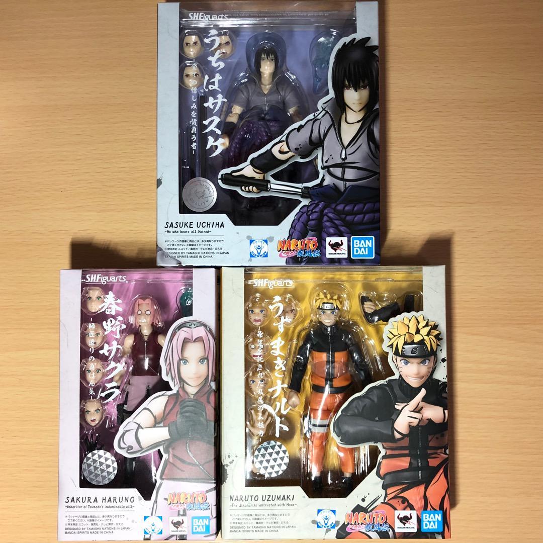 NARUTO疾風伝 S H フィギュアーツ うずまきナルト うちはサスケ NARUTO疾風伝 S H フィギュアーツ うずまきナルト うちはサスケ
