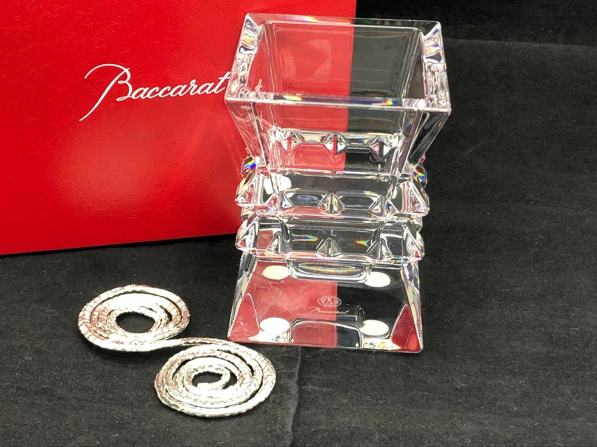 美品 バカラ コロンビーヌ baccarat 花瓶 フラワーベース - 花瓶