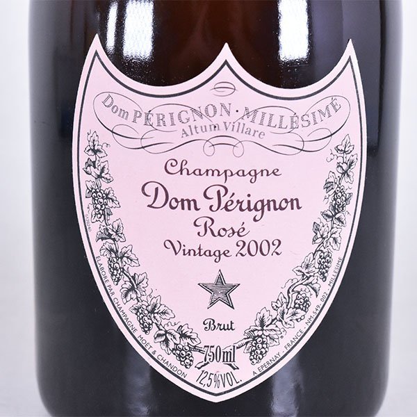ワイン】 ドンペリニヨン ロゼ 2002年 750ml 箱入り 正規 (フランス