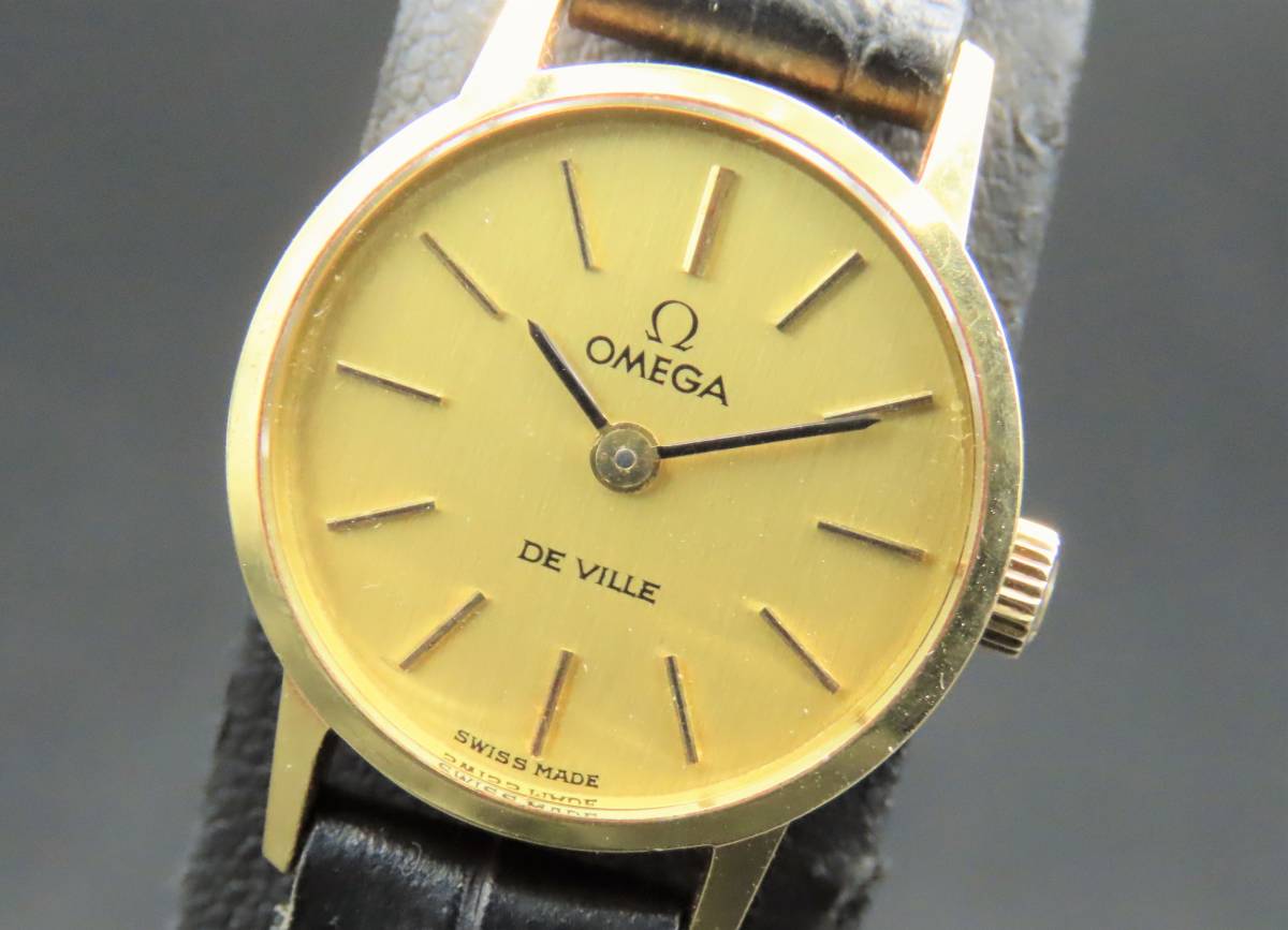 1円~! ジャンク品☆正規品 OMEGA オメガ デビル 18KYG 総重量16.8g