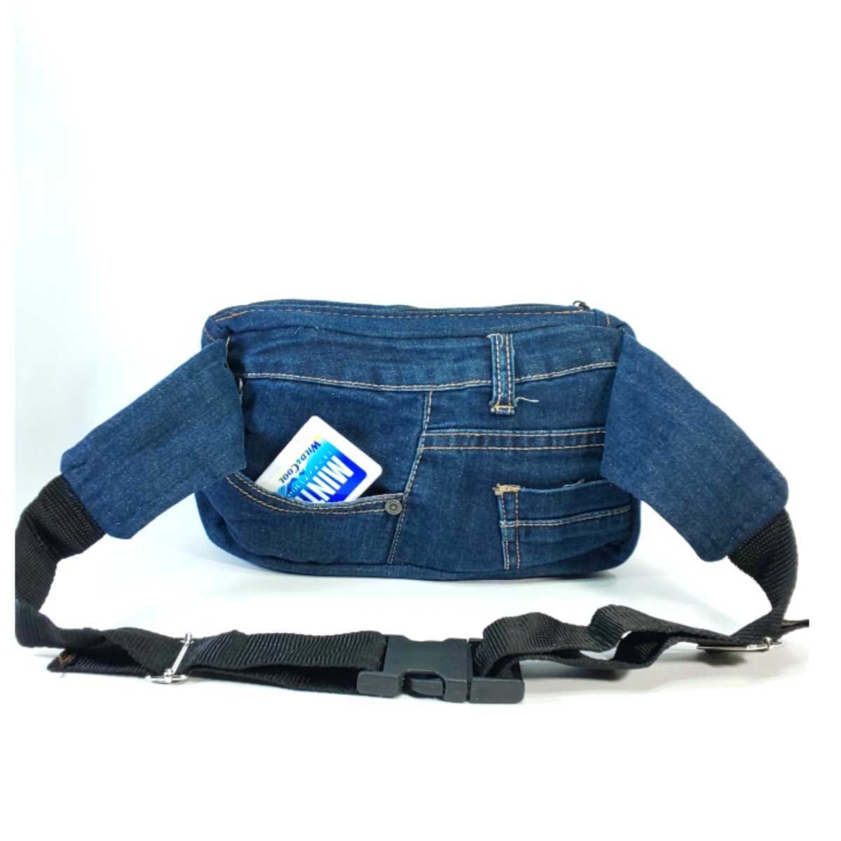  body bag belt bag remake Denim RM-102[ new goods unused ]