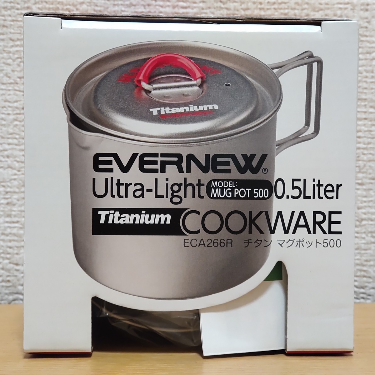 新品、未使用】エバニュー チタンマグポット500 ECA266R