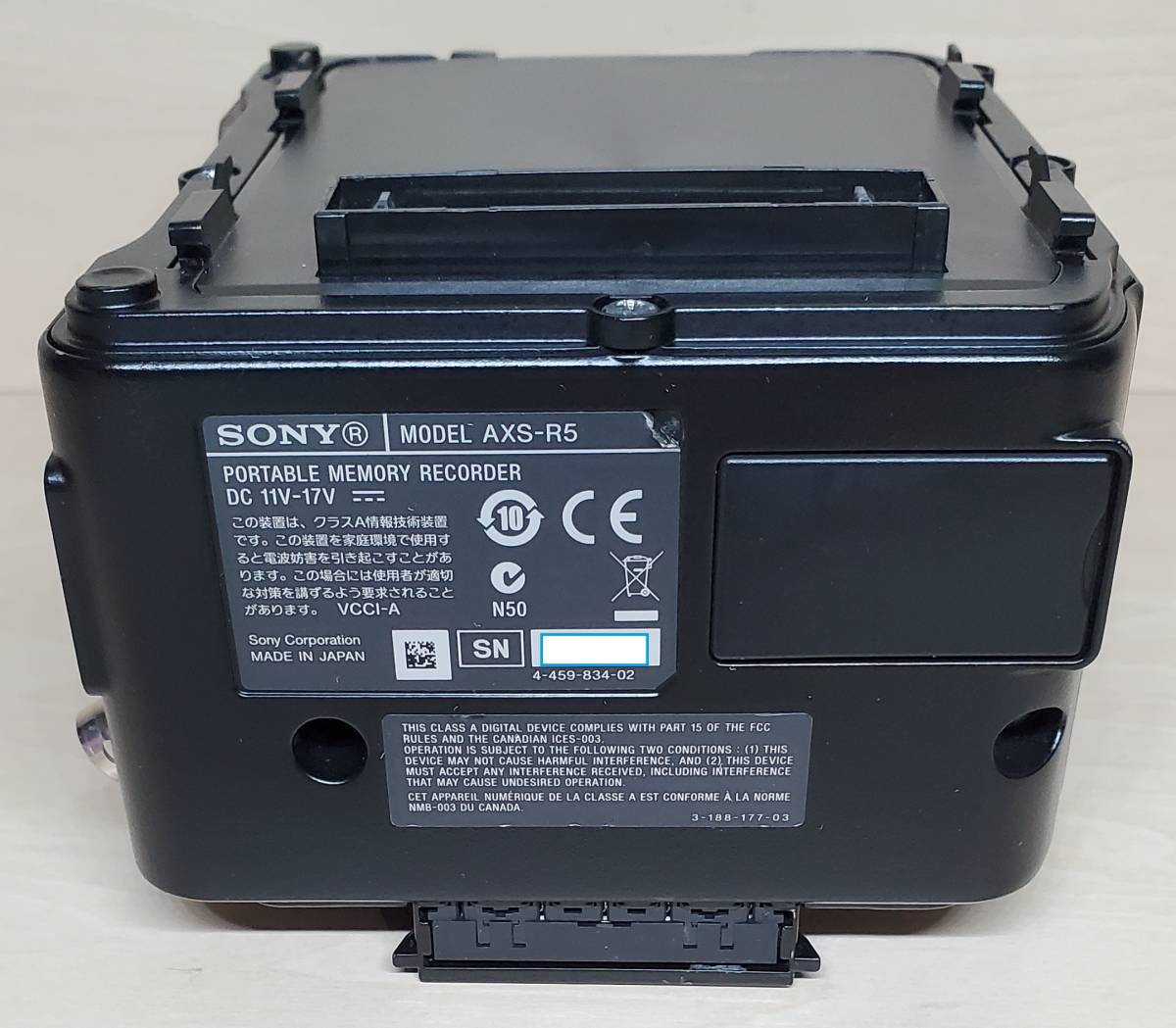 SONY ソニー AXS-R5 取扱説明書/コピー付き RAWレコーダー 16bit SONY ソニー AXS-R5 取扱説明書/コピー付き RAWレコーダー 16bit