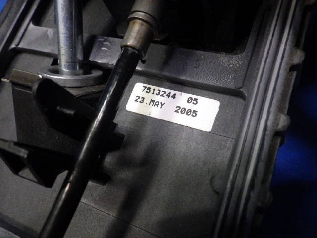 H17年 BMW ミニ GH-RA16 R50 シフトレバー CVT [ZNo:04006860]の画像3