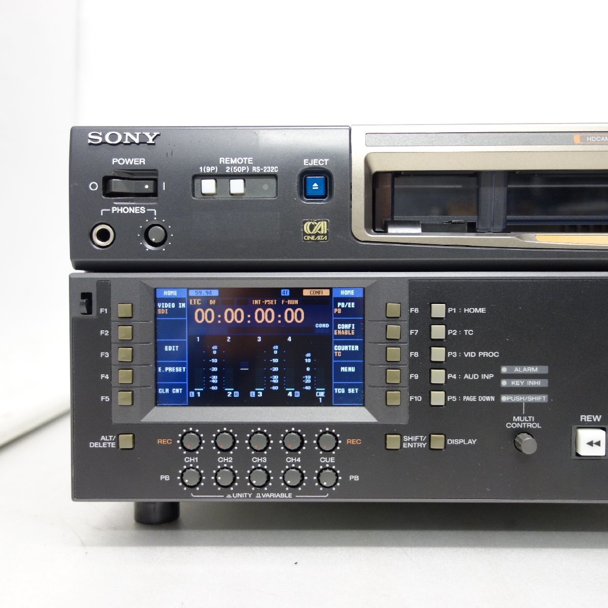 SONY HDW-1800 HDCAMレコーダー 【中古/訳あり動作品/HD-SDI SONY HDW-1800 HDCAMレコーダー 【中古/訳あり動作品/HD-SDI