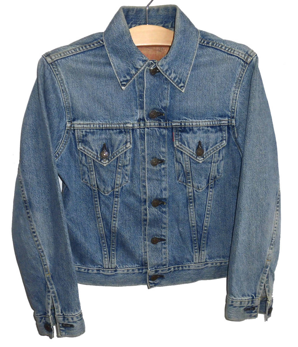 LEVIS リーバイス 90's オールド 日本製 71557 3rd デニムジャケット Gジャン 34 イレギュラー品_画像1