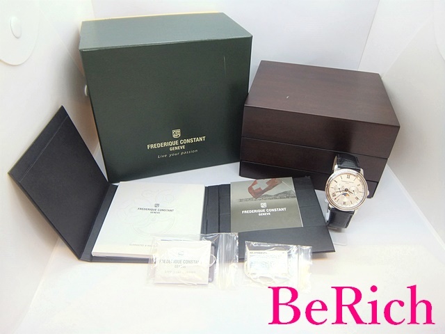  beautiful goods Frederique Constant Classic business timer FC-270SW4P6 men's wristwatch quartz [ used ][ free shipping ] sb628