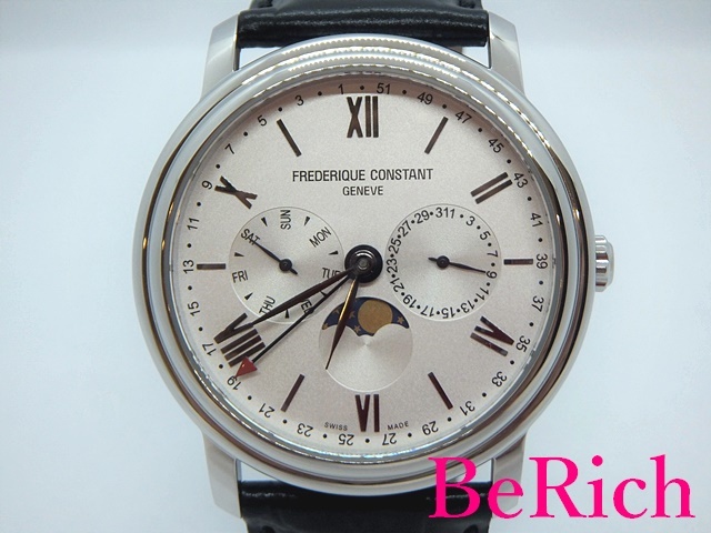  beautiful goods Frederique Constant Classic business timer FC-270SW4P6 men's wristwatch quartz [ used ][ free shipping ] sb628