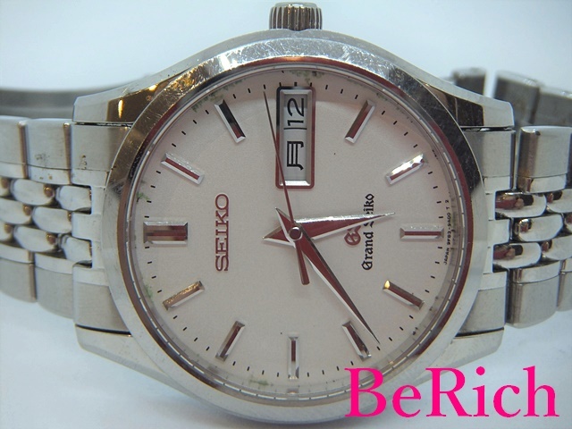 グランド セイコー Grand Seiko SBGT001 9F83-9A00 メンズ 腕時計 デイデイト 100m 防水 白 ホワイト 文字盤 【中古】【送料無料】 sb668の画像8
