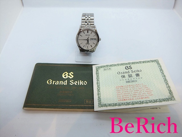 グランド セイコー Grand Seiko SBGT001 9F83-9A00 メンズ 腕時計 デイデイト 100m 防水 白 ホワイト 文字盤 【中古】【送料無料】 sb668の画像9