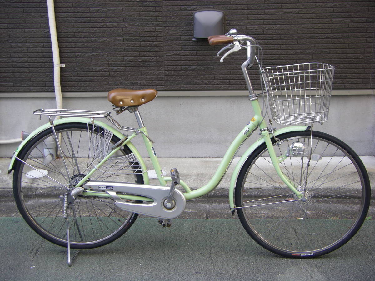 じ*こ様 中古ブリヂストンLEDオートライト自転車26インチ★グリーン※配達地域 Yahoo!オークション - 〓中古ブリヂストンLEDオートライト内装3