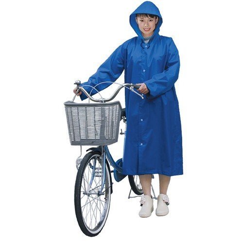 ■ Велосипедное карманное пальто (дождевик, который легко крутить педали) ★ Maruto MARUTO★M размер ★ синий★