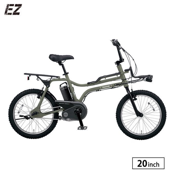 〓パナソニック〓電動アシスト自転車 EZ【最新モデル】〓マットオリーブ★完組配送※注※配達地域限定