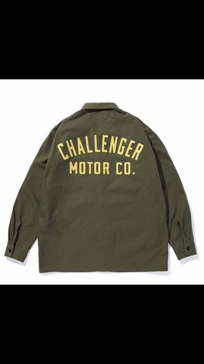 challenger M ミリタリーワークシャツ チャレンジャー MOTOR CO SHIRT
