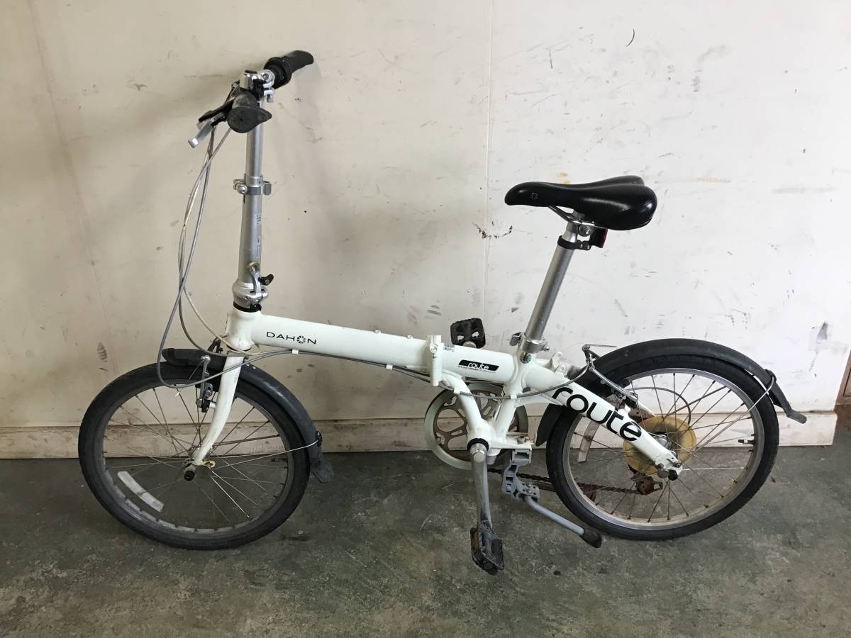 ▽○岐阜発 DAHON ダホン 折りたたみ自転車 20インチ 走行確認 サビと