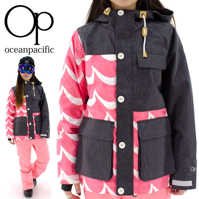 ピンクＬ　定価￥30,800【新品】546506☆OCEAN PACIFIC　オーシャンパシフィック：スノボウェア　ジャケット　スノーボード　人気モデル！_画像1