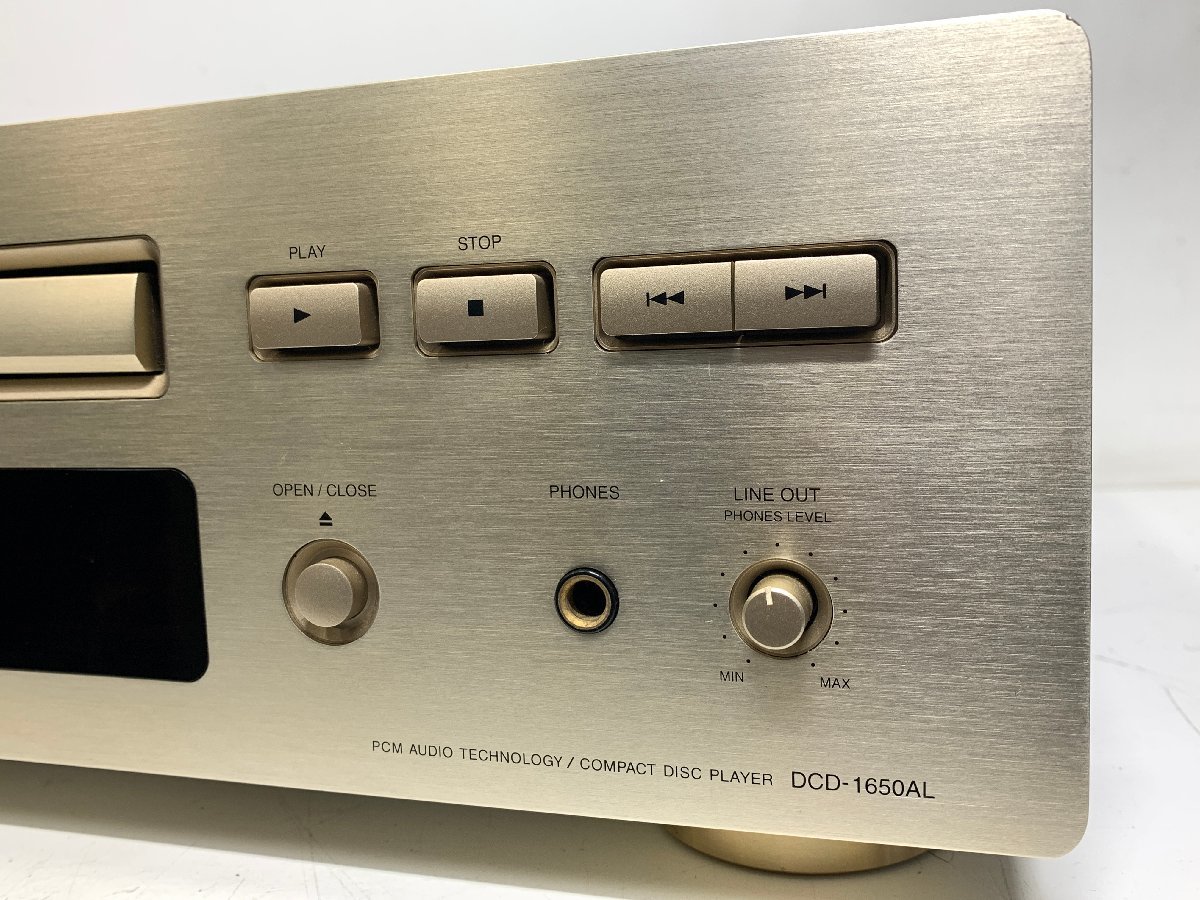 ジャンク】DENON DCD-1650AL<読み込み>リモコン付き デノン CD